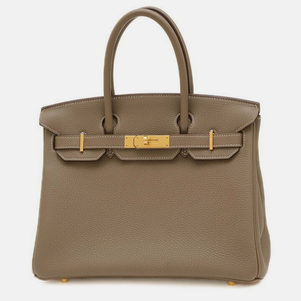 Hermès Etoupe Togo Birkin 30 Handbag