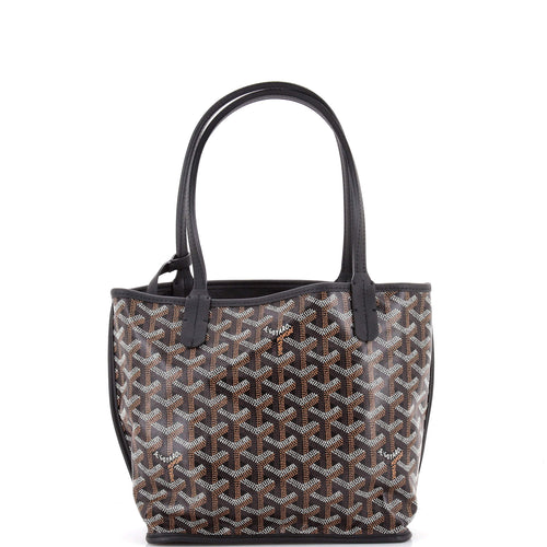 GOYARD Anjou Reversible Tote Coated Canvas Mini
