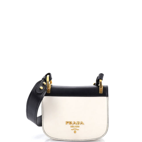 PRADA Pionniere Saddle Crossbody Bag City Calfskin Small