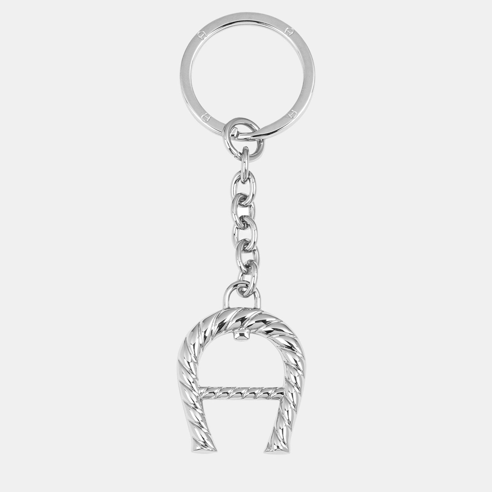 Aigner Silver shiny silver Fashion Keyring A-Logo Silver Coloured