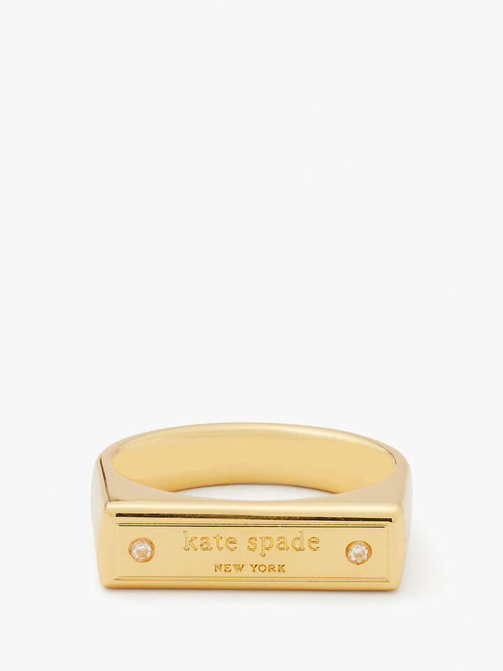 Kate Spade Au Sam Icon Bar Ring