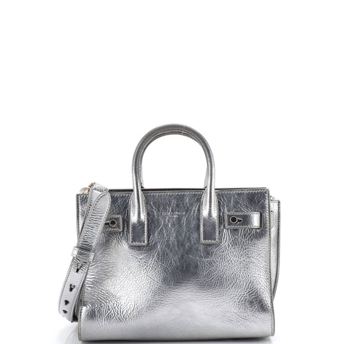 Sac de Jour Souple Bag Crinkled Glazed Leather Nano