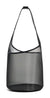 Medium Mesh Silvana Bucket Bag Black Mesh One Size