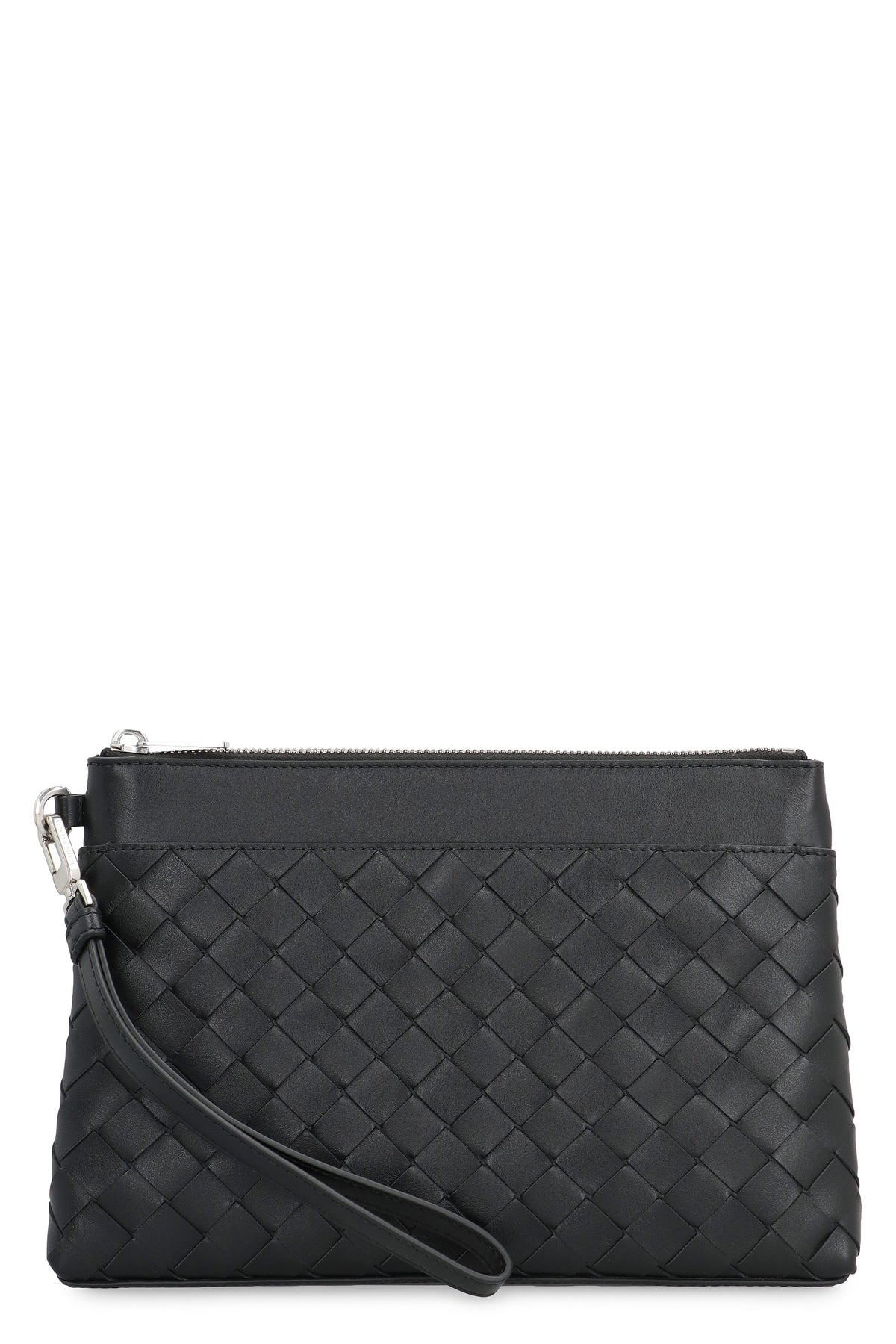 Bottega Veneta Men's Intrecciato Prism Pouch in Black | 795712V2HL1 Color 8803