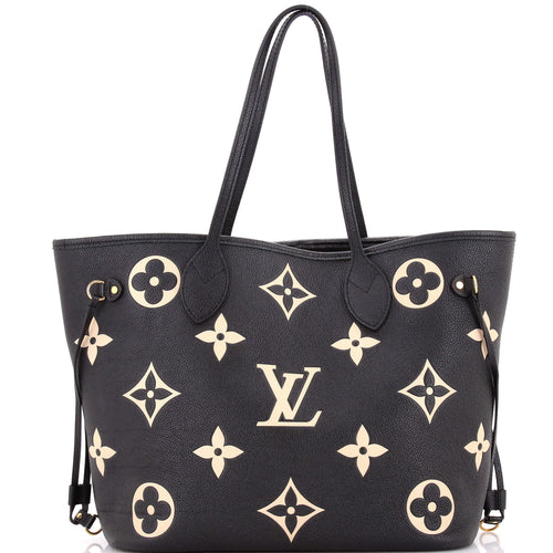 Neverfull NM Tote Bicolor Monogram Empreinte Giant MM