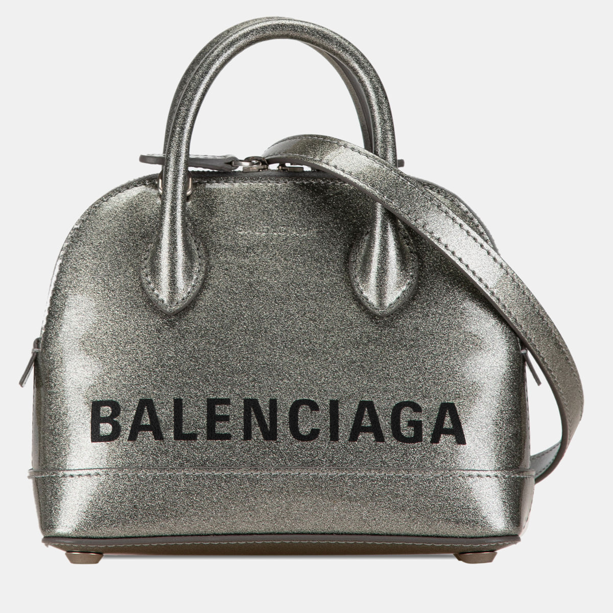 Balenciaga XXS Glitter Ville Top Handle Bag