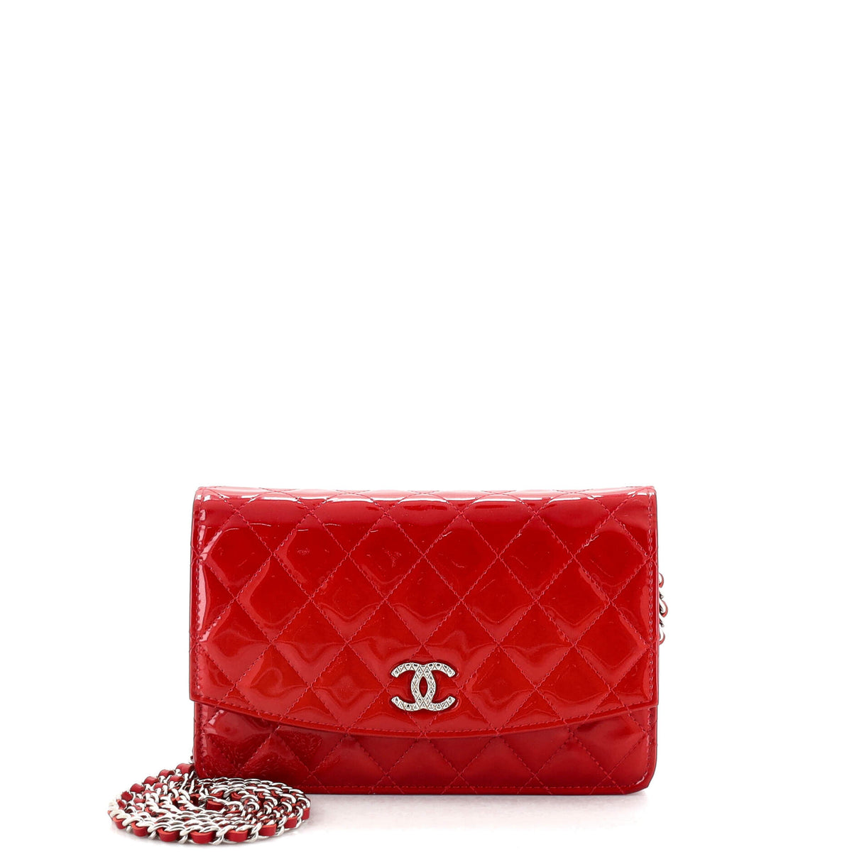 Chanel CHANEL Brilliant Wallet on Chain Quilted Patent