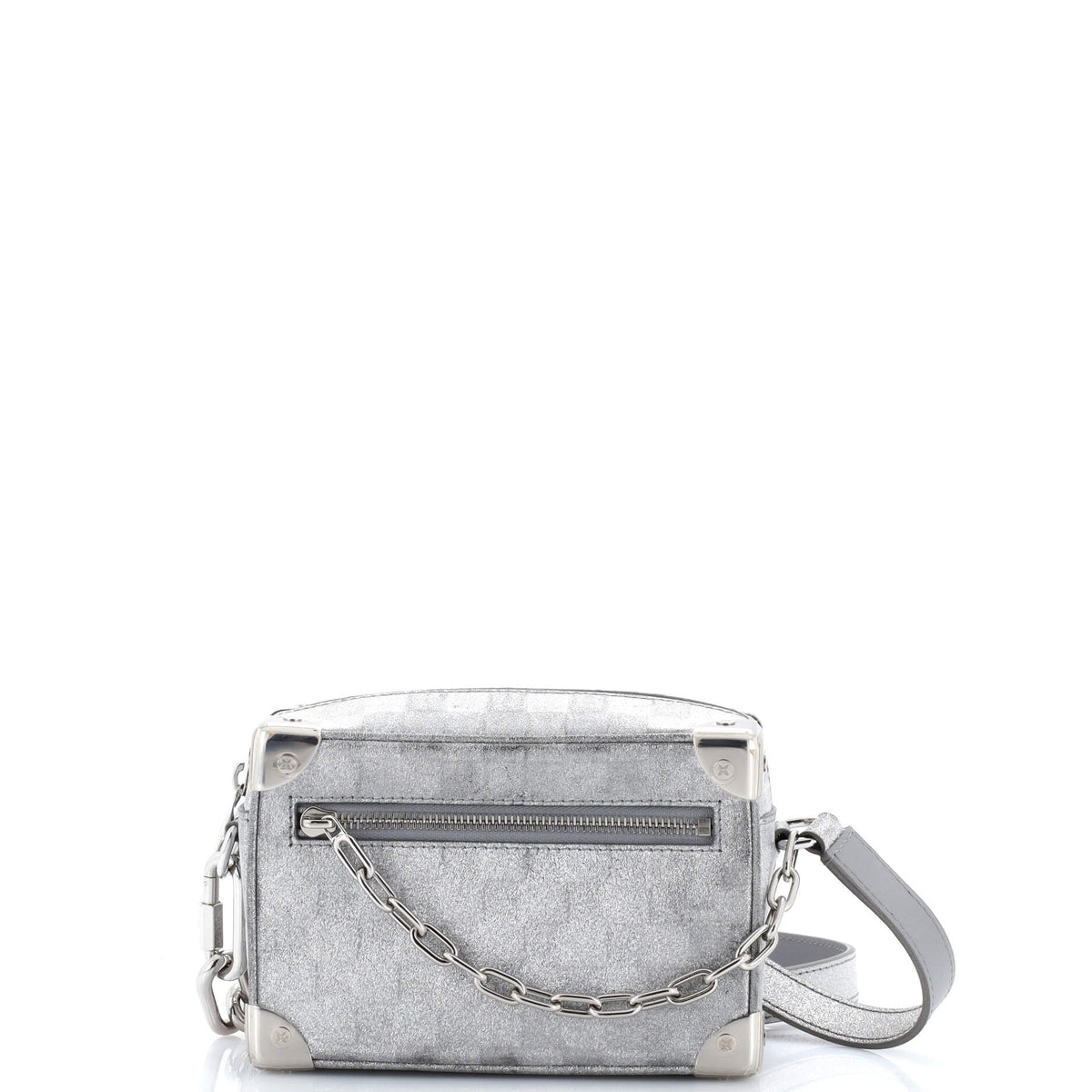 Louis Vuitton Soft Trunk Bag Damier Glitter Leather Mini