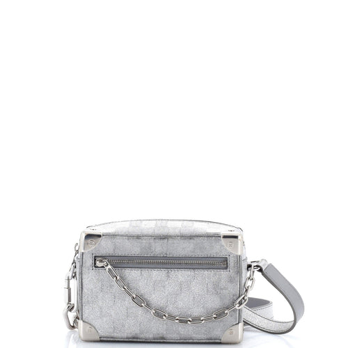 Soft Trunk Bag Damier Glitter Leather Mini