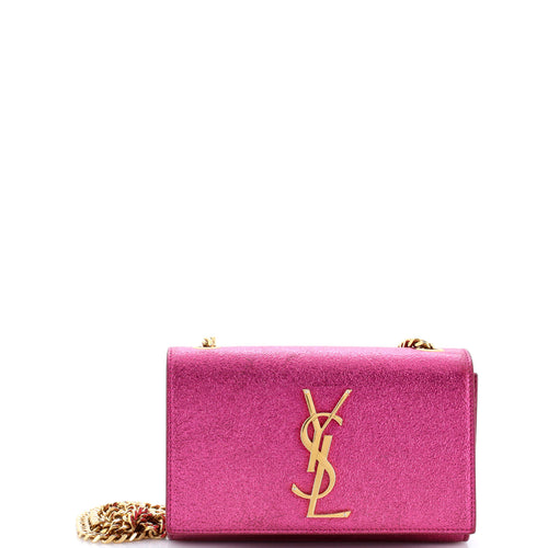 Classic Monogram Crossbody Bag Glitter Leather Small