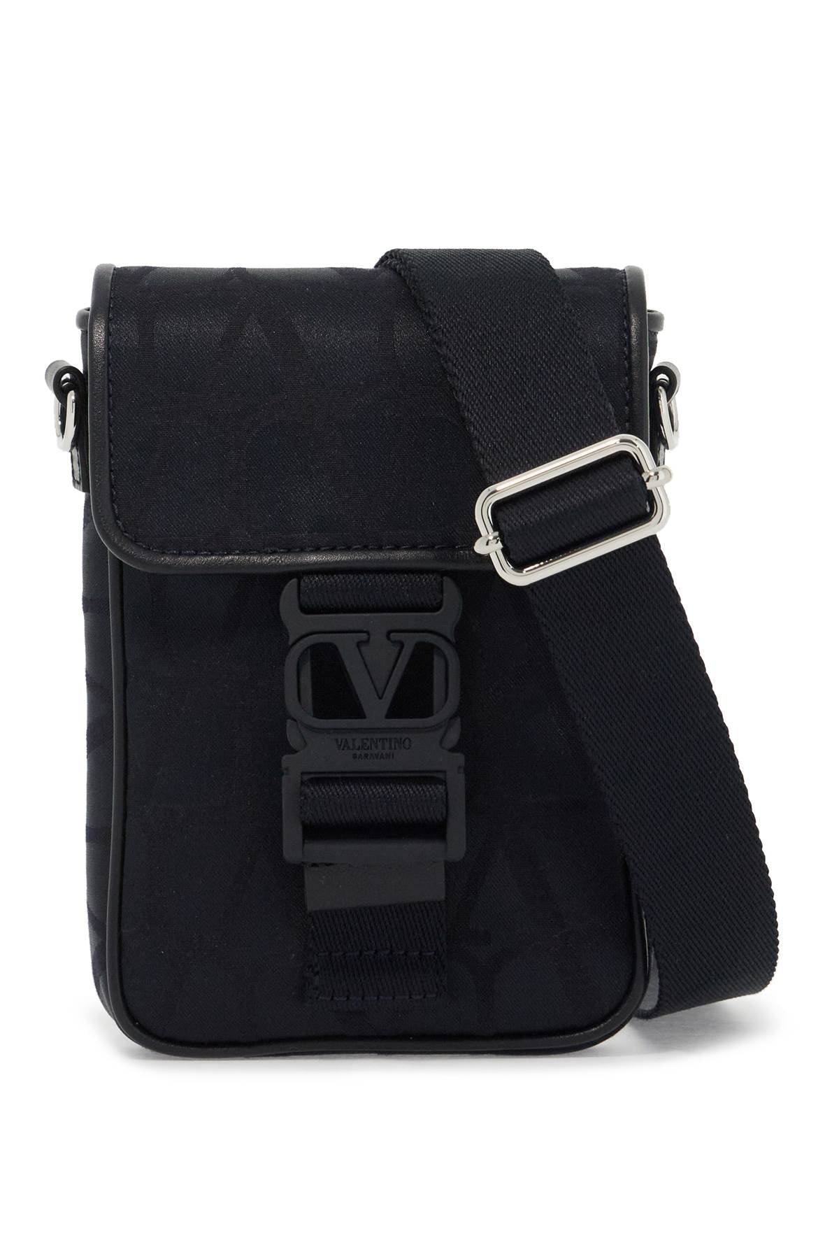 Valentino Black Iconographe Mini Crossbody Bag