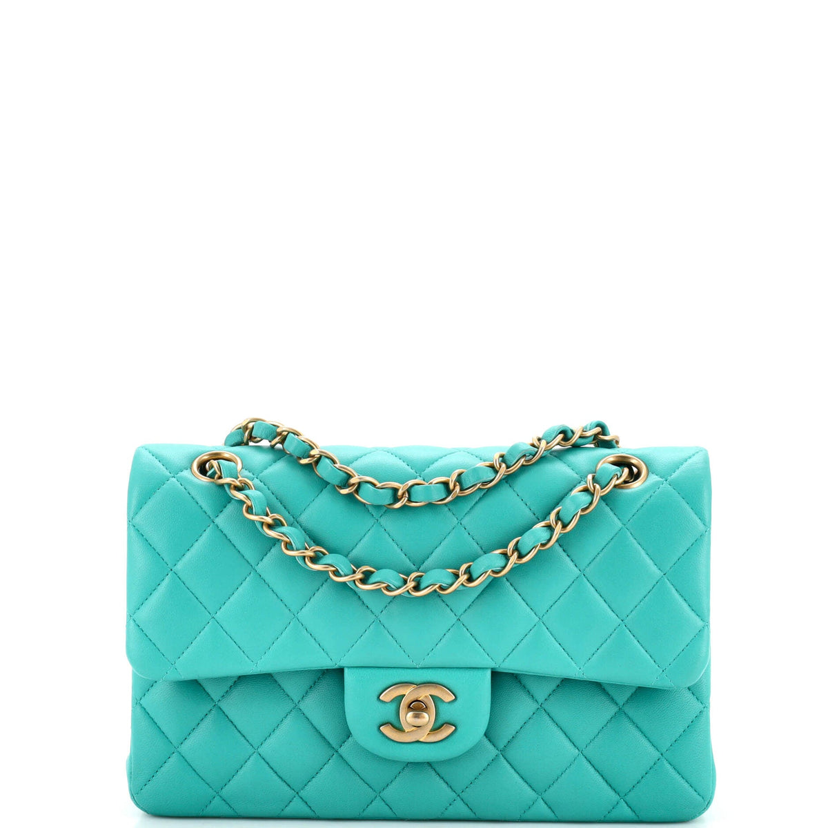 Chanel CHANEL Classic Double Flap Bag Quilted Lambskin Small