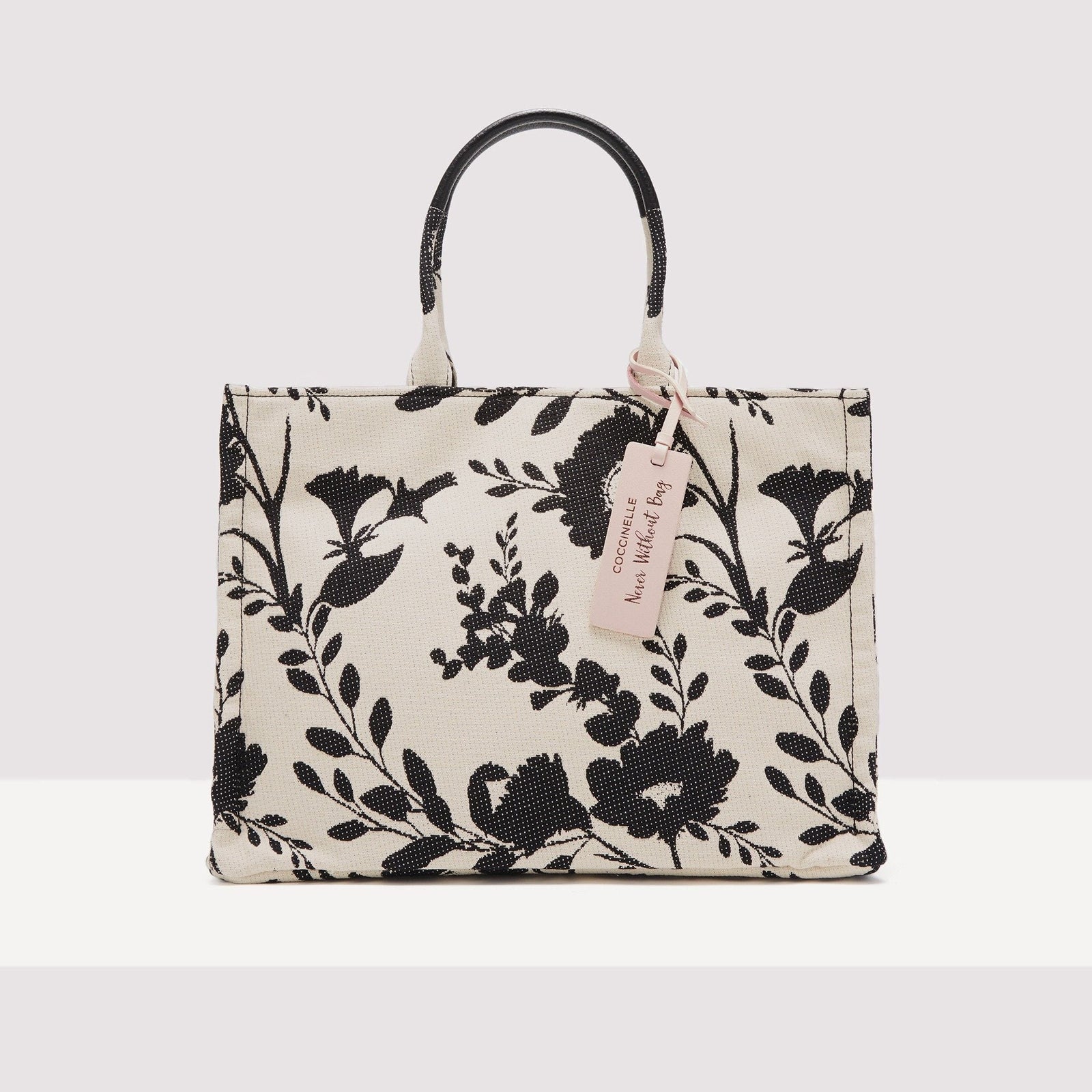 Coccinelle Never Without Bag Flower Jacquard Medium