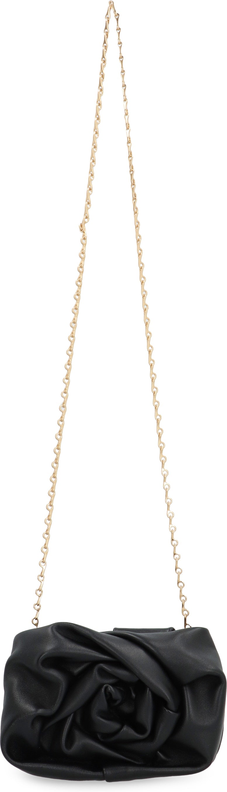 Burberry Women's Rose Leather Clutch in Black | 8079187146771 Color A1189