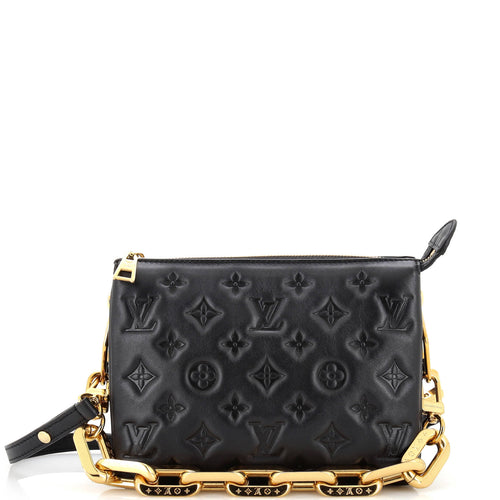 Coussin Bag Monogram Embossed Lambskin BB