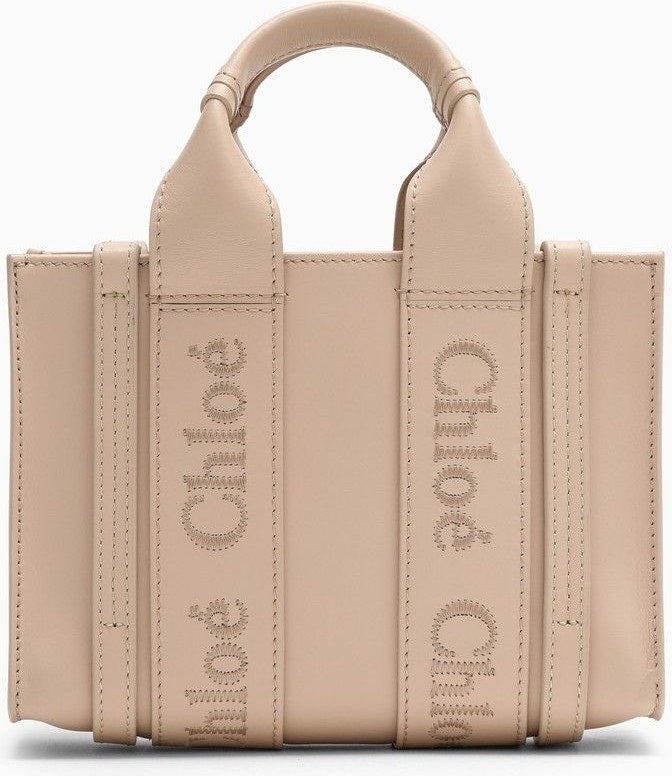 Women's Small Woody Tote Bag in Pink | CHC23US397I60