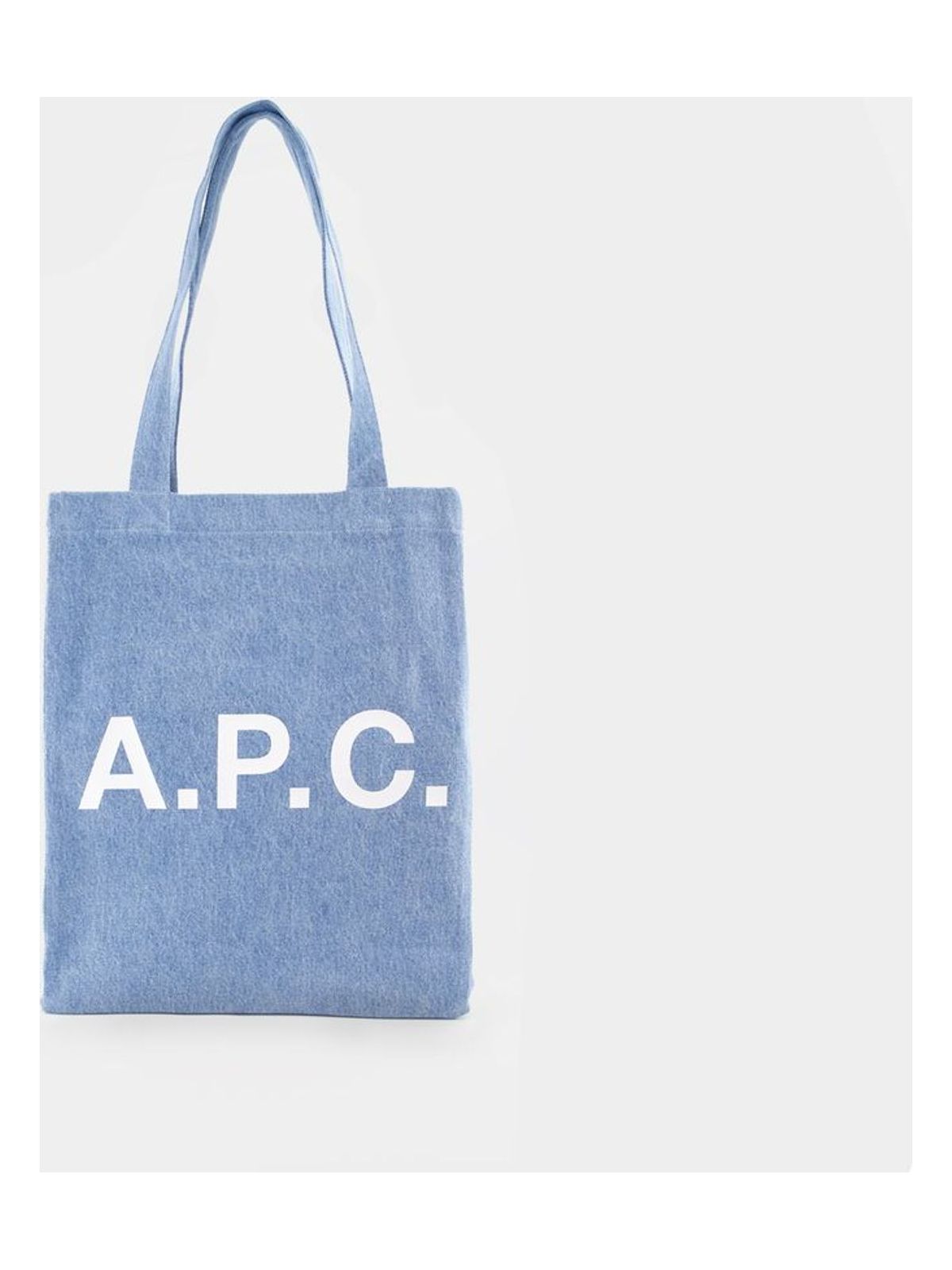 A.p.c. Men's Lou Shopper Bag in Blue | COGXL Color M61442