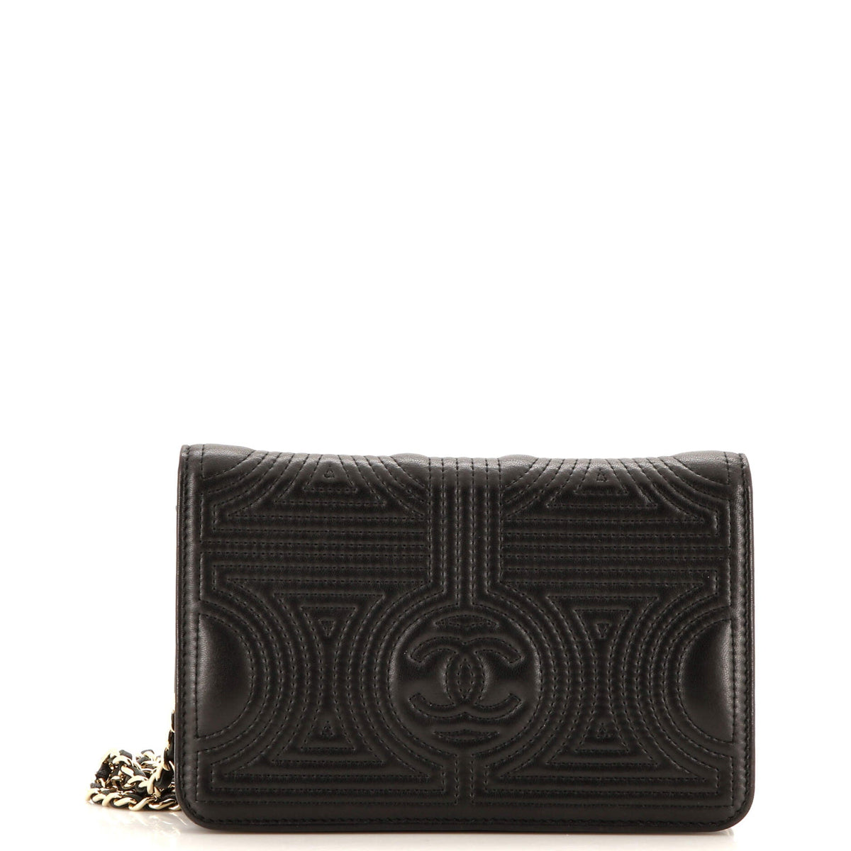 Chanel CHANEL Korean Garden Wallet on Chain Bag Quilted Lambskin