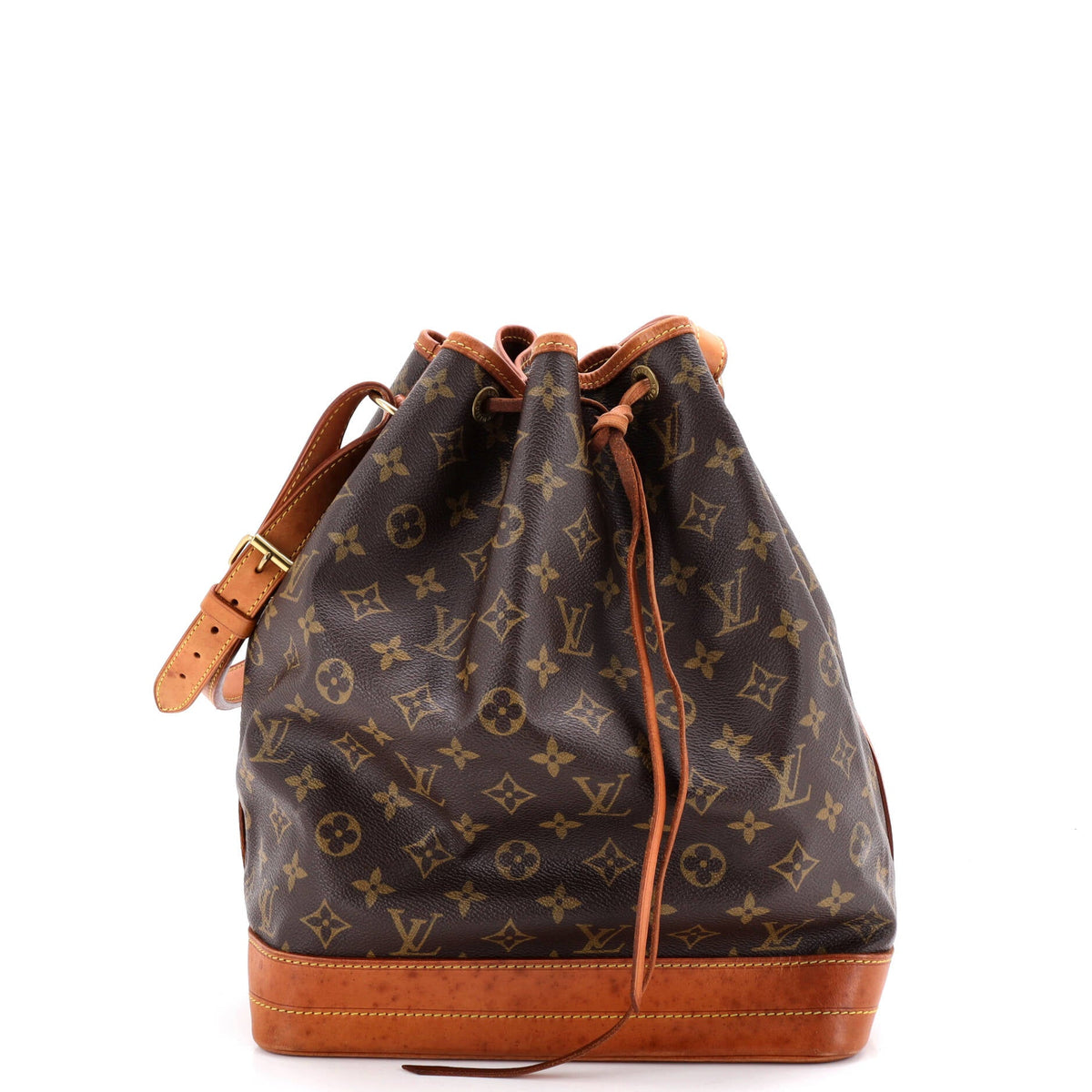 Louis Vuitton Noe Handbag Monogram Canvas Large