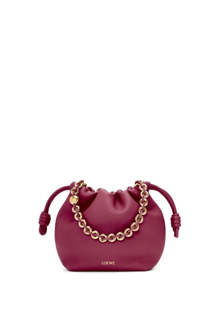 Loewe Women's Mini Flamenco Purse in Crimson | A914CBPX03