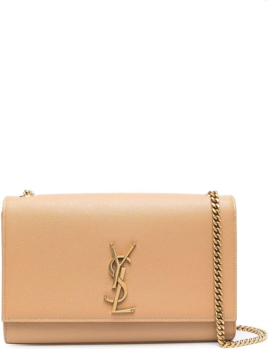Saint Laurent Women's Kate Chain Shoulder Bag in Dk Hummus | 364021BOW0W7019