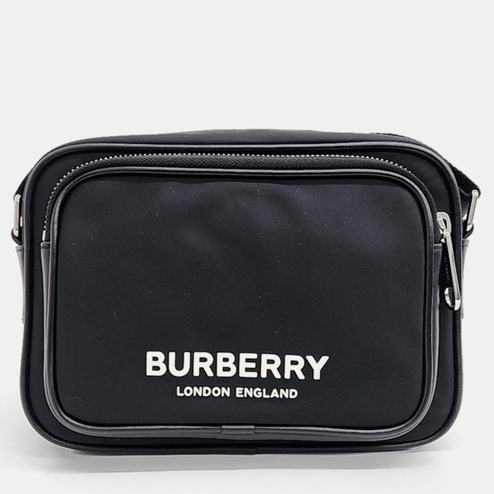 Burberry Black Nylon Paddy Crossbody Bag