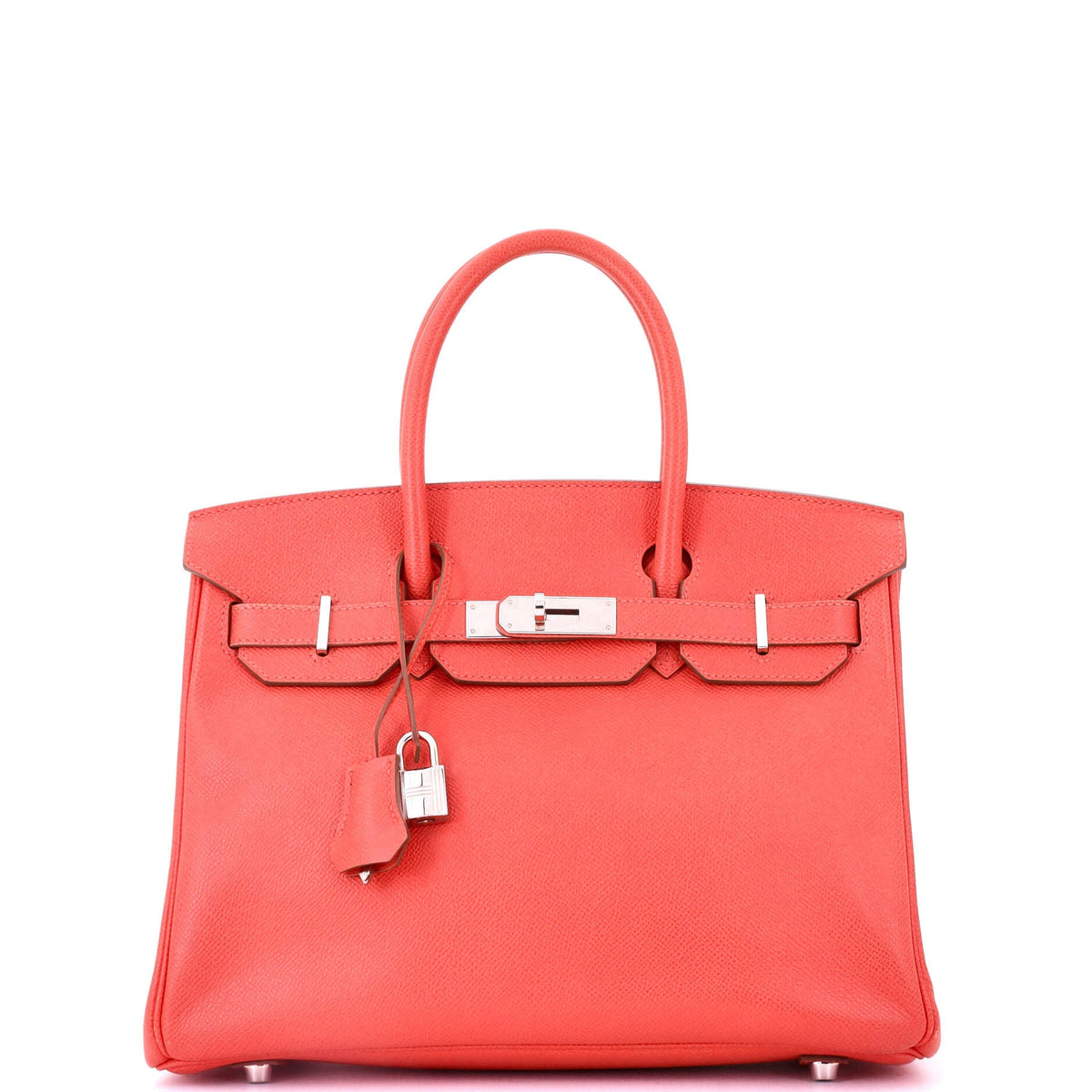Herm?s Birkin Handbag Rose Jaipur Epsom with Palladium Hardware 30