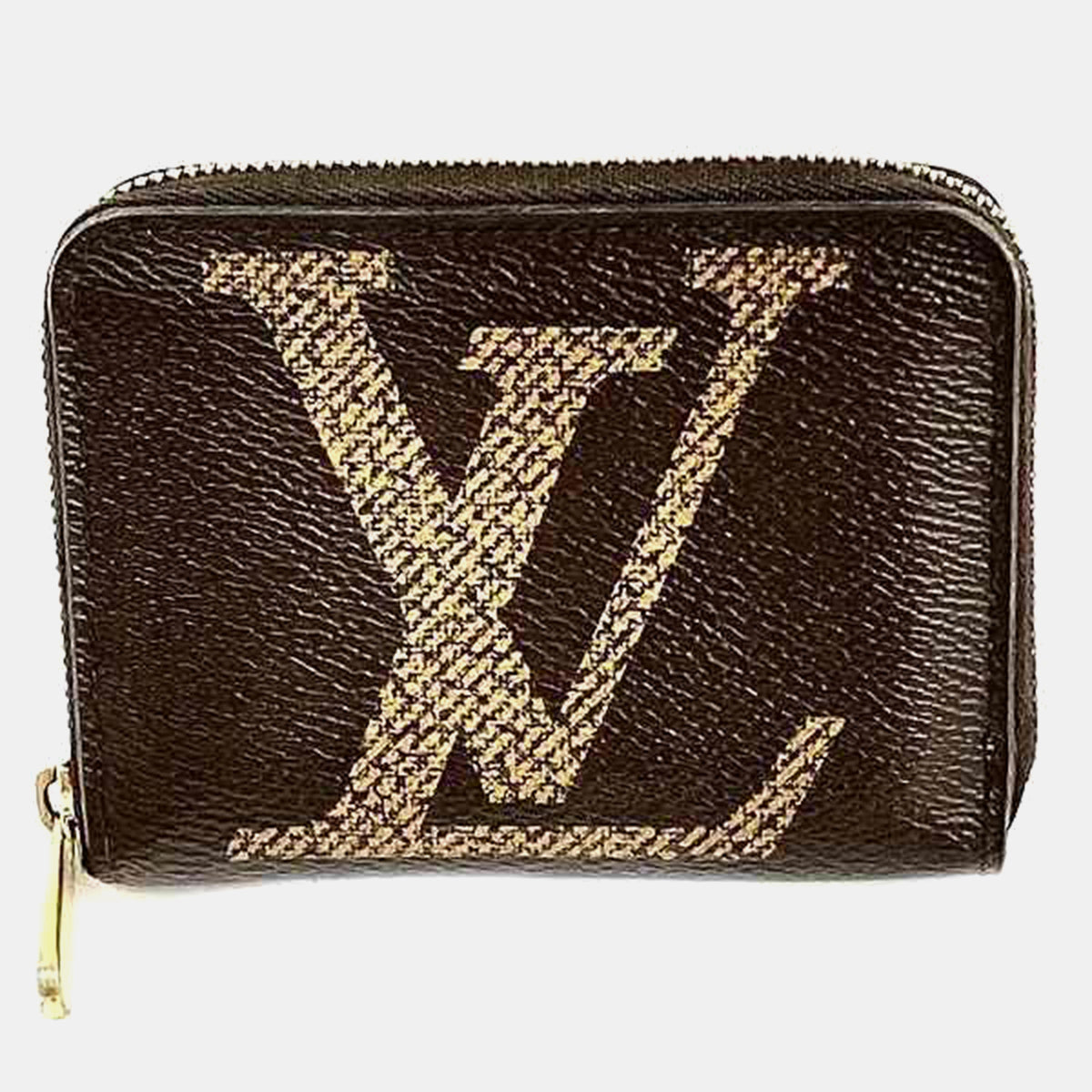 Louis Vuitton Brown Canvas Zippy Coin Purse