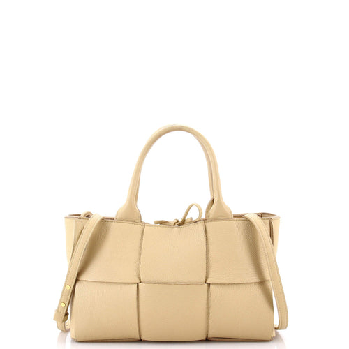 Arco Tote Maxi Intrecciato Leather Mini