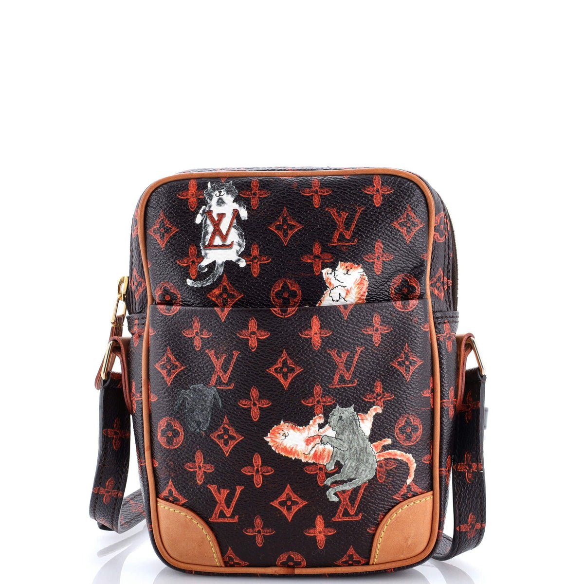 Louis Vuitton Paname Bag Limited Edition Grace Coddington Catogram Canvas MM