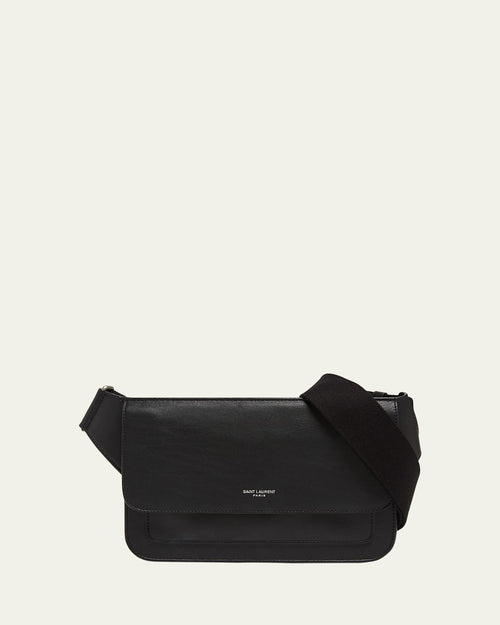 Men's New Line Leather Belt Bag