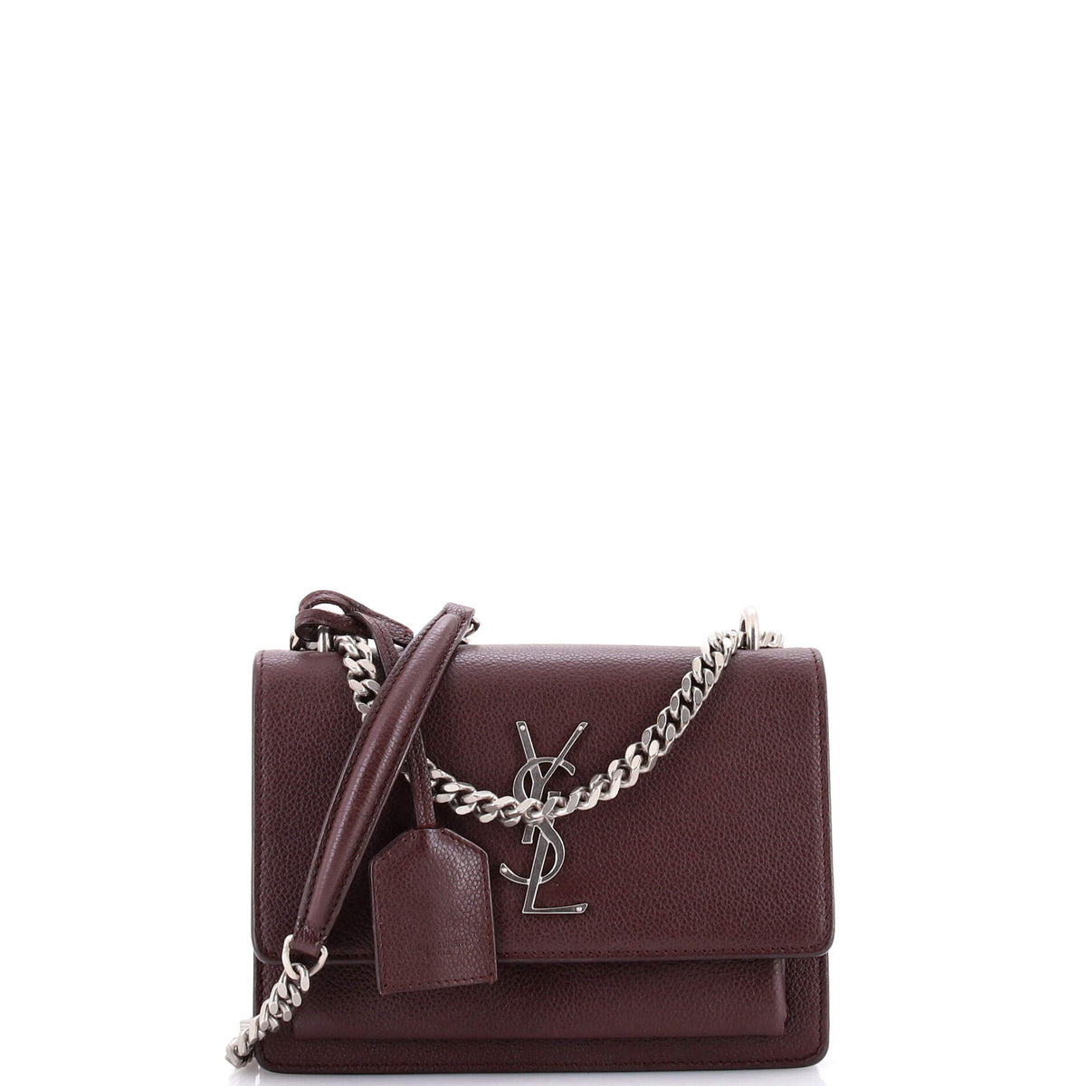 Saint Laurent Sunset Crossbody Bag Leather Small