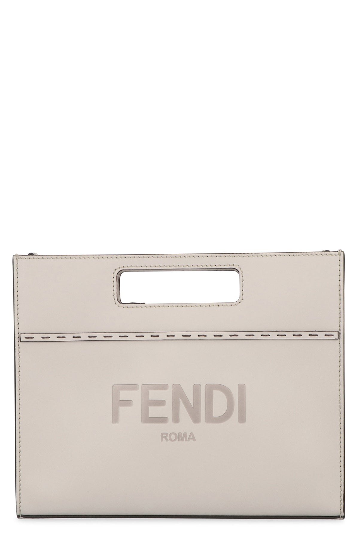 Fendi Women's Leather Handbag in Grey | 7VA547AC9L Color F1H33