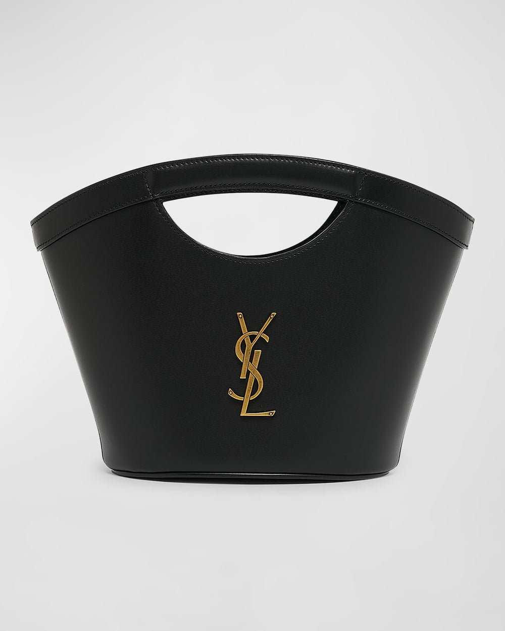 Mini YSL Top-Handle Bag in Leather