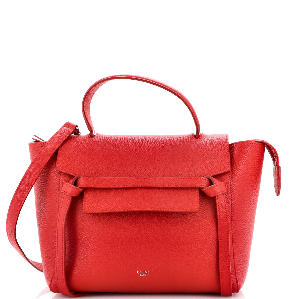 Celine CELINE Belt Bag Textured Leather Micro