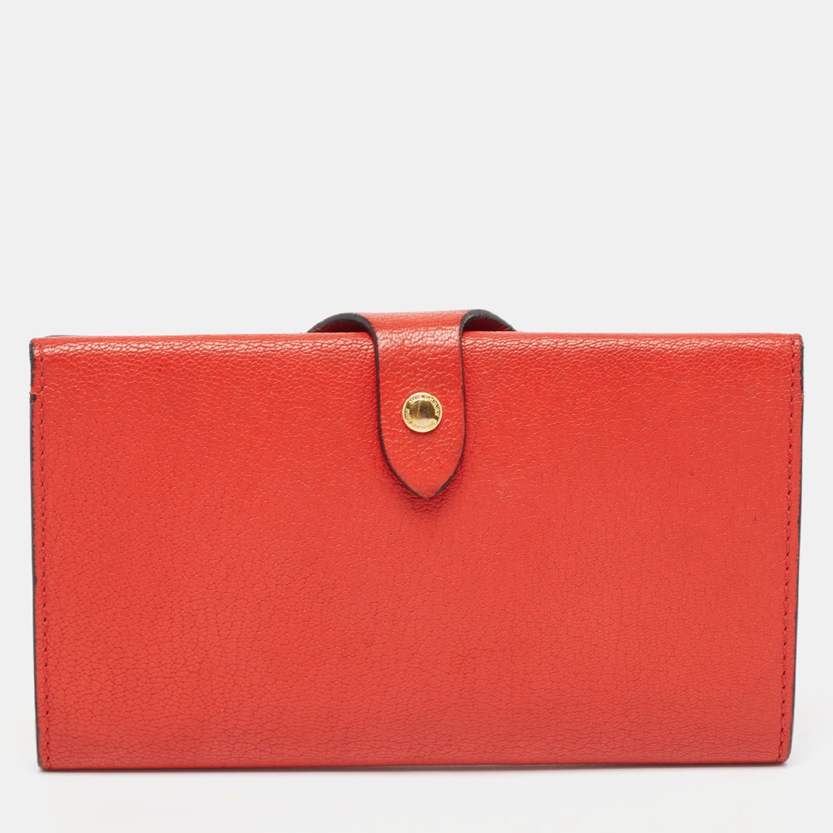 Burberry Red Leather Harlow Continental Wallet