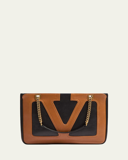 Viva Superstar Small Leather Tote Bag