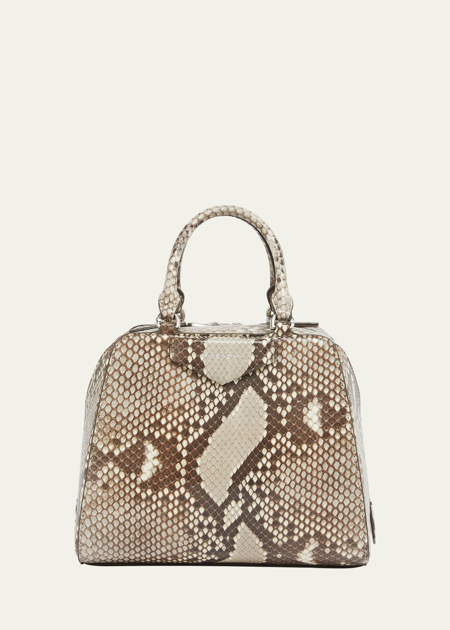 Givenchy Antigona Cube Mini-Tasche mit Henkel aus Python