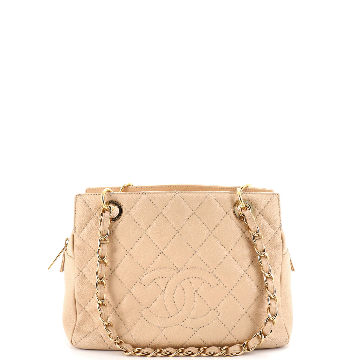 Chanel CHANEL Petite Timeless Tote Quilted Caviar