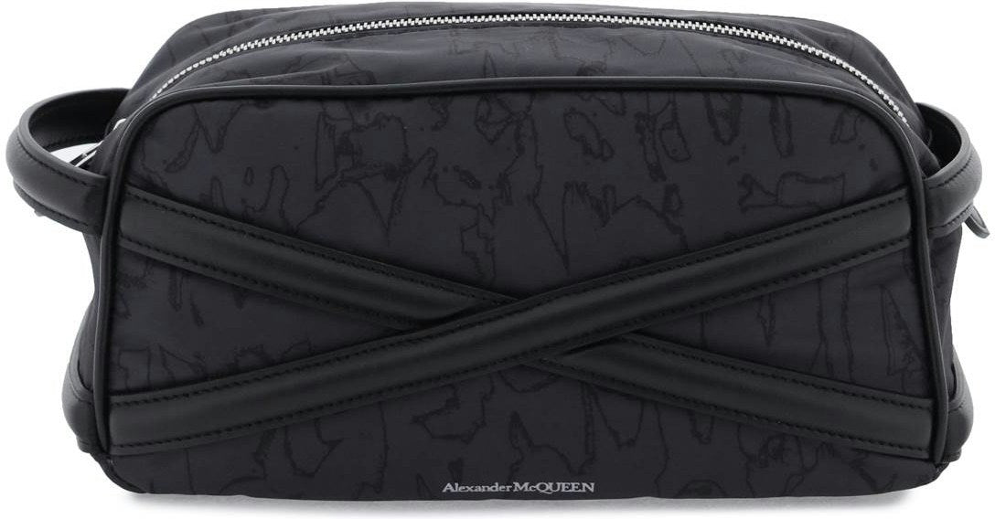 Alexander Mcqueen Men's The Harness Vanity Case in Black | 7478561AAQ0