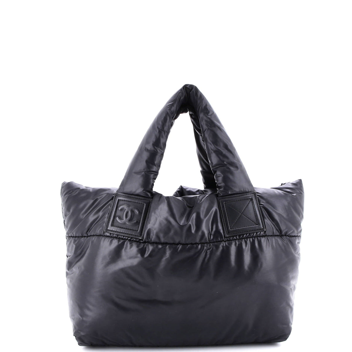 Chanel CHANEL Coco Cocoon Reversible Tote Quilted Nylon Small