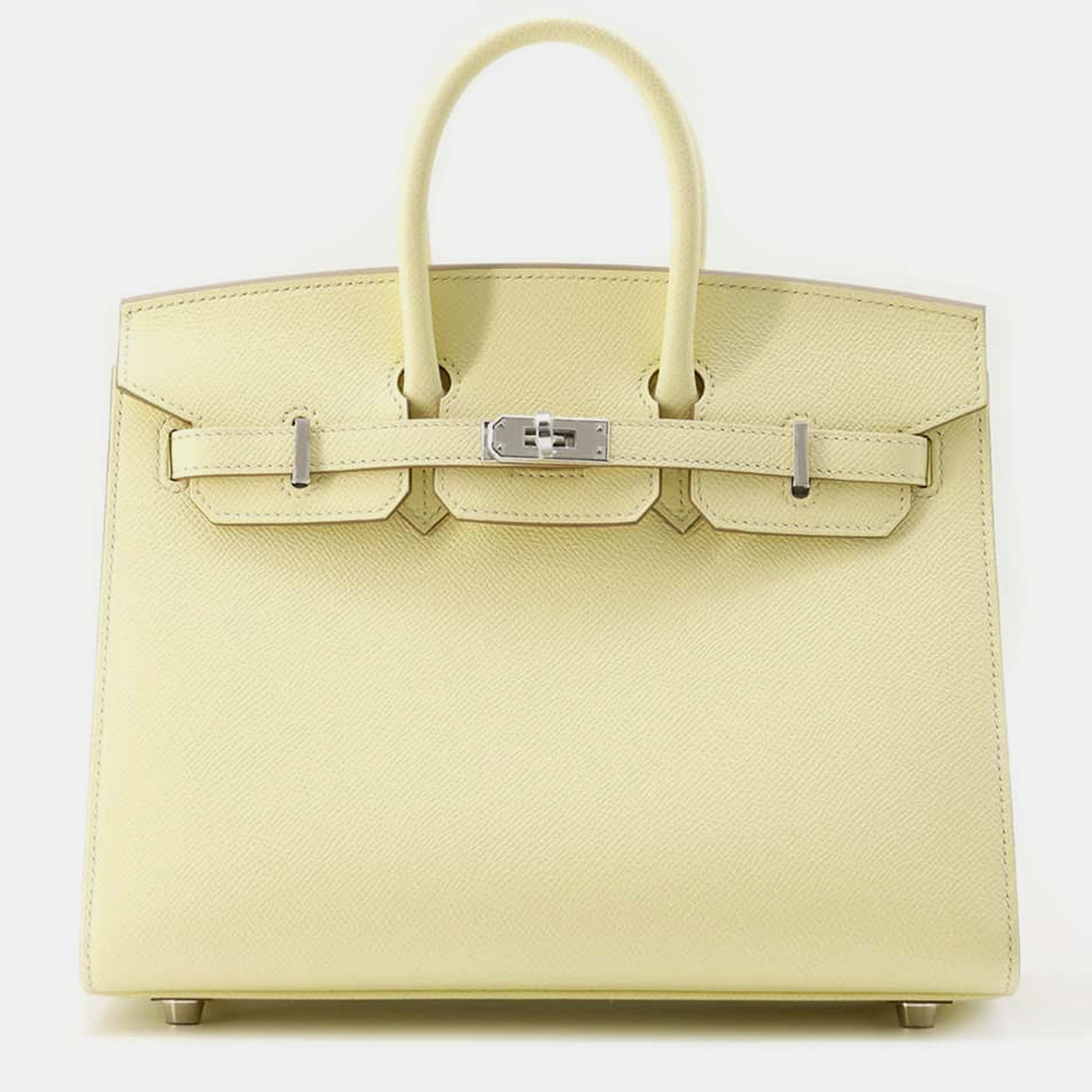 Herm?s Birkin Sellier Jaune Milton Epsom Größe 25