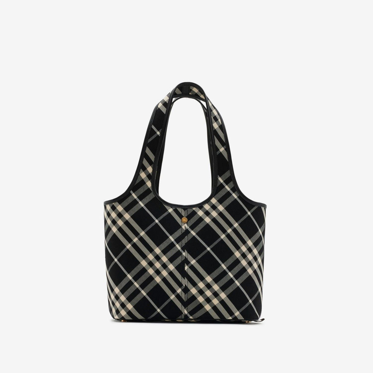 Burberry Women's Nova Check Hand Bag in Blackcalic | 8094686159199