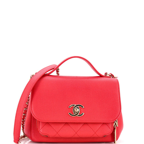 CHANEL Business Affinity Flap Bag Quilted Caviar Mini