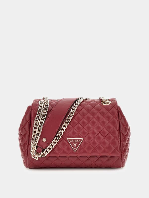 Guess Eco Rianee Quilted Mini Crossbody