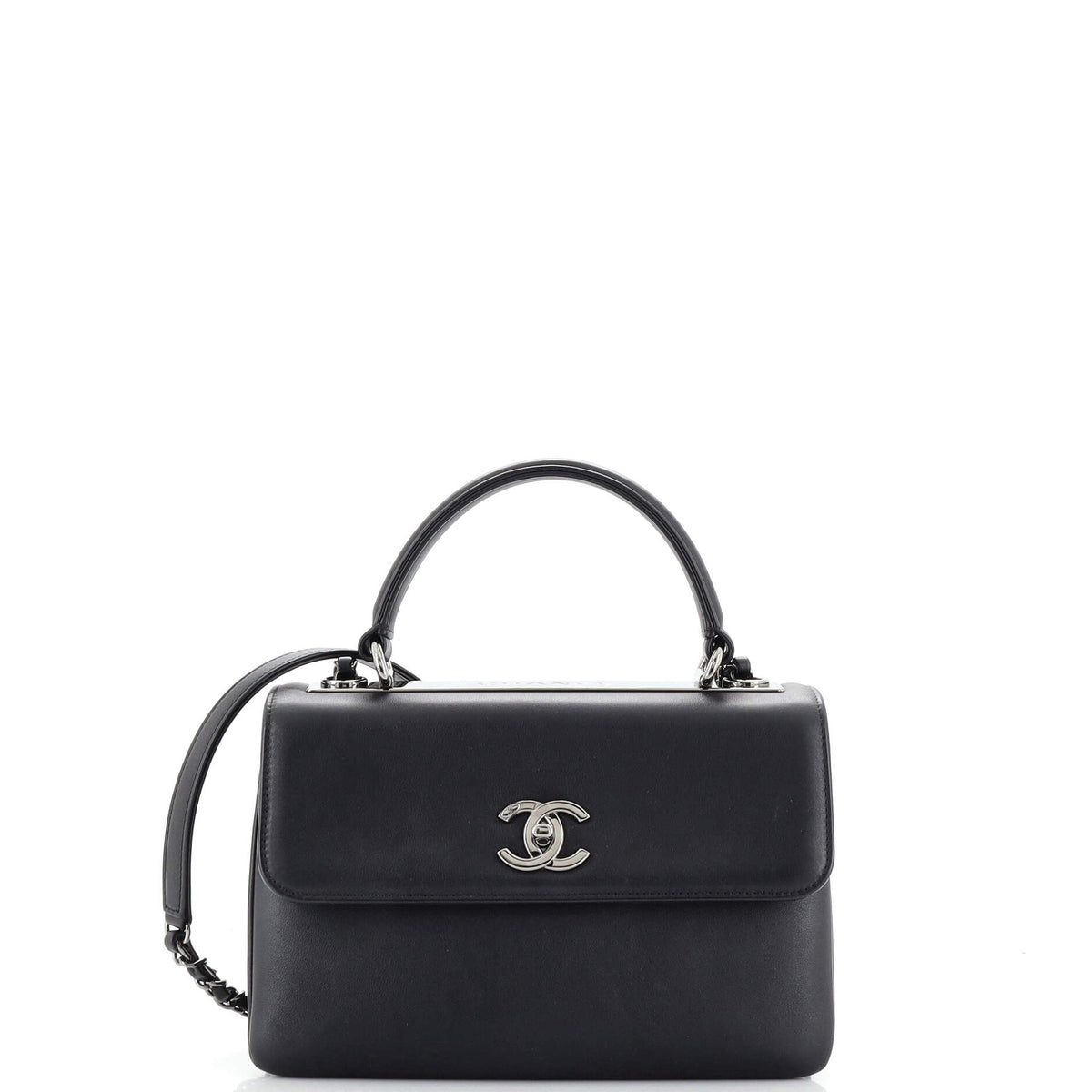 Chanel CHANEL Trendy CC Top Handle Bag Calfskin Small