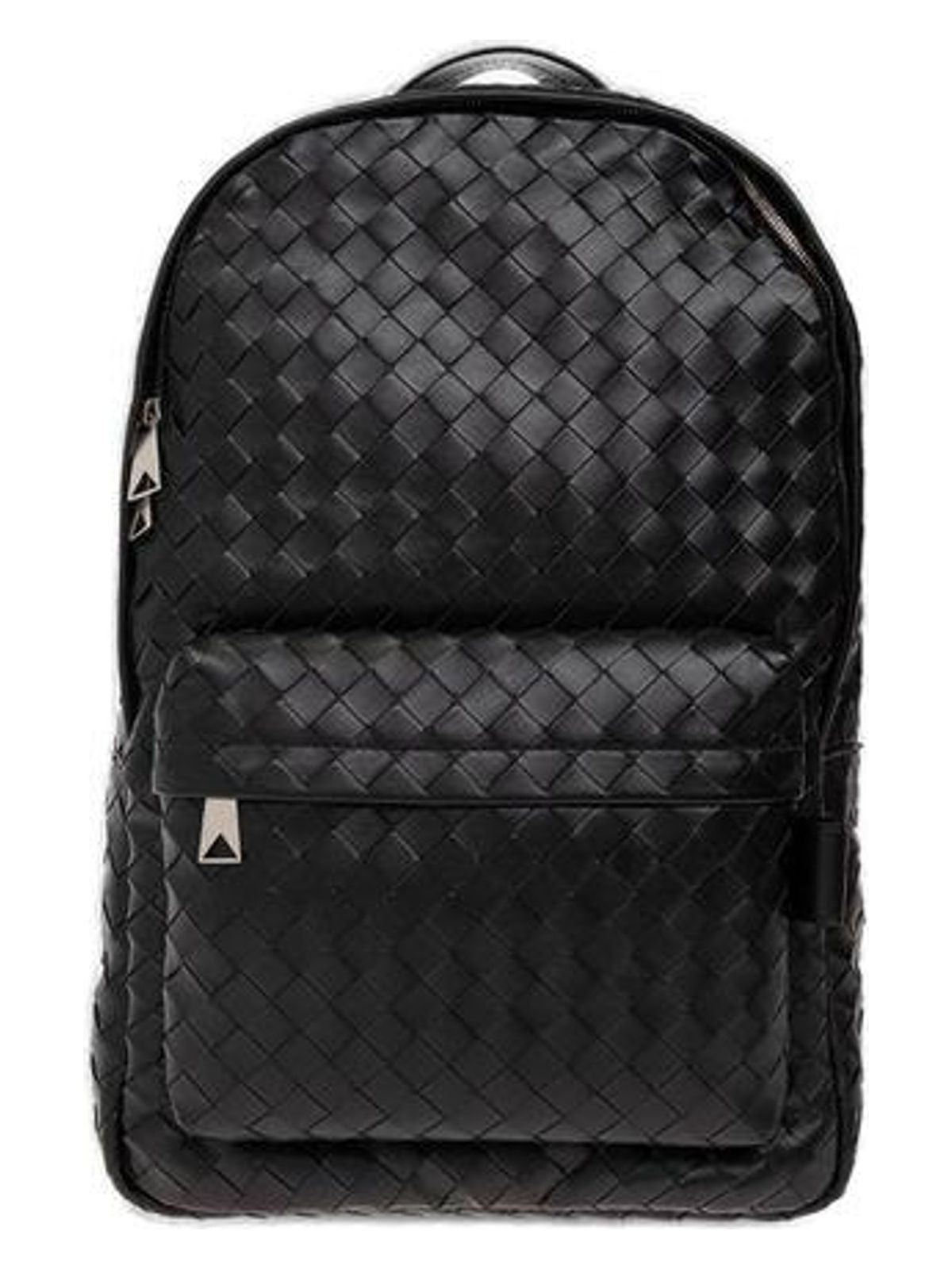 Bottega Veneta Men's Medium Intrecciato Backpack in Black | 730732V2HL2
