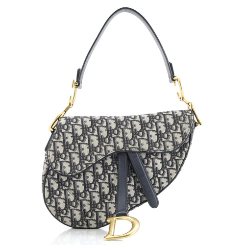 Saddle Handbag Oblique Canvas Medium