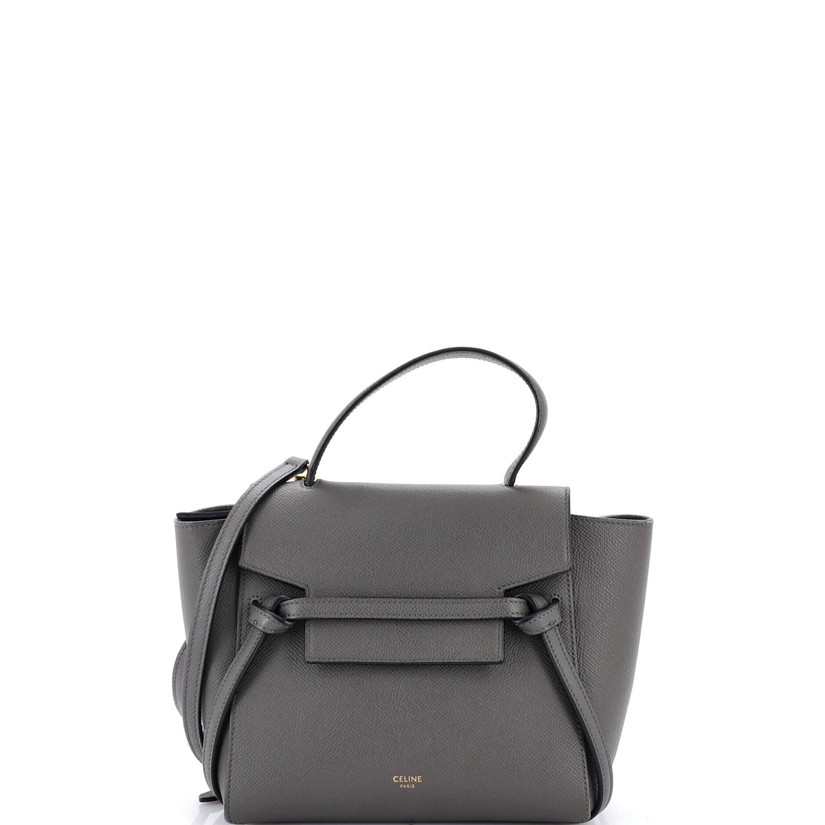 Celine CELINE Belt Bag Textured Leather Nano