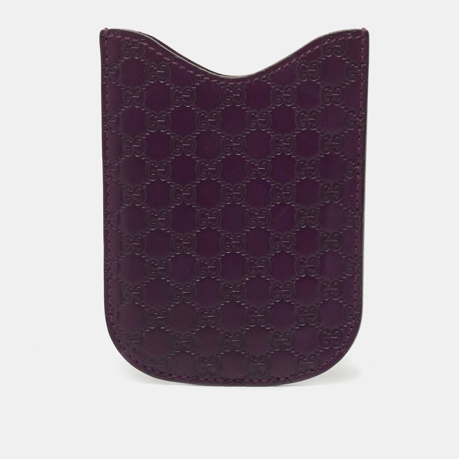 Gucci Purple Microguccissima Leather Blackberry Phone Case